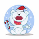 candy cane santa polar bear silly