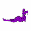 Worried Purple Dragon