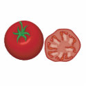 realistic red tomato