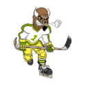 Bull Hockey Player