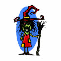 Goofy WItch with Broom