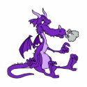 Purple Dragon Sitting