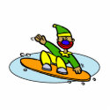 Snowboarding Clown