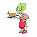 Alien mom cooking