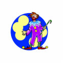 Silly Clown with Cane
