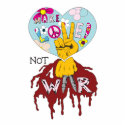 make love not war vector design