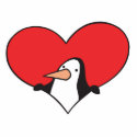 penguin in heart