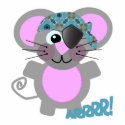Cute Goofkins mouse pirate