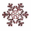 Christmas Ornament Snowflake 2 Red