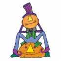 funny pumpkin man scarecrow