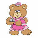 tea time teddy bear design
