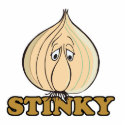 stinky sad garlic face