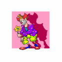 Clown with Flower