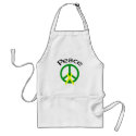 Green Peace Word & Ribbon