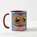 Stars & Stripes Twin Owls Art Mug