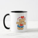 lots of love valentine teddy bear design