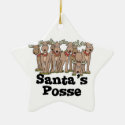 Santa posse reindeer