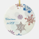 lovely ornate christmas snowflakes art