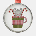 candy cane mouse in cup