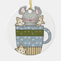 christmas cookies and mouse mug cup