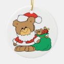 Cute Santa Bear and Toy Sack