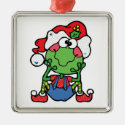 silly christmas froggy elf