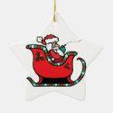 santa claus in sleigh design