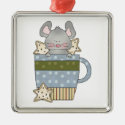 christmas cookies and mouse mug cup
