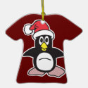 santa hat penguin