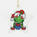 silly christmas froggy elf