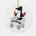 penguin selling ice cream