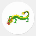 Asian Green Angry Dragon