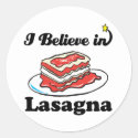 i believe in lasagna