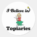 i believe in topiaries