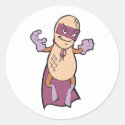 funny super hero villian peanut character