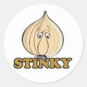 stinky sad garlic face