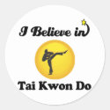 i believe in tai kwon do