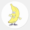 happy silly banana cartoon