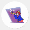 Clown with bubble horn