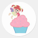 baby fairy cupcake cherry on top