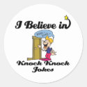 i believe in knock knock jokes