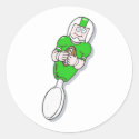 green football spoon