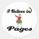i believe in pages