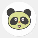 happy baby panda face