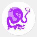 Purple Asian Dragon