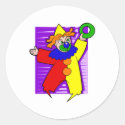 Clown with giant ring