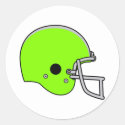 Lime Green Football Helmet