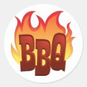 bbq flame text design
