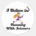 i believe in running with scissors girl