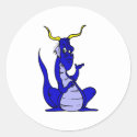 Unhappy Dragon Blue